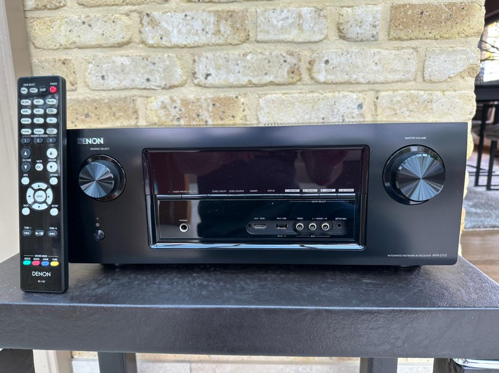Surround versterker Denon  + 5 speakers en subwoofer, Audio, Tv en Foto, Videospelers, Gebruikt, Ophalen