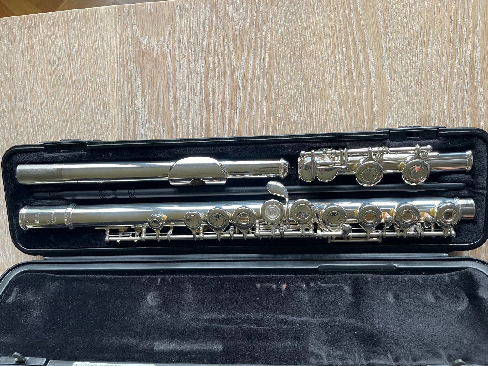 Flûte Yamaha YFL271SL avec lèvre argentée, Musique & Instruments, Enlèvement, Comme neuf, Flûte traversière