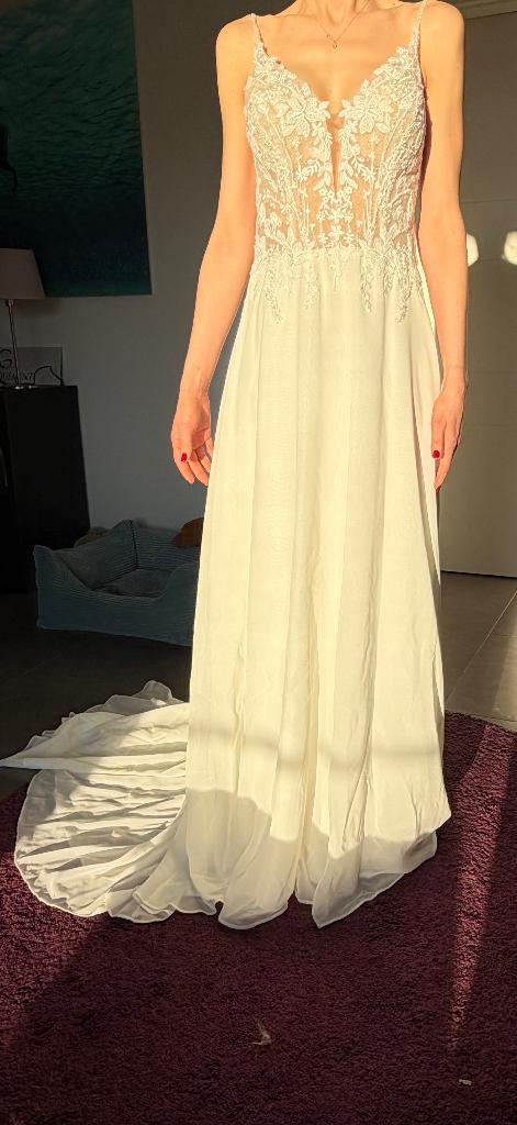 Robe de mariée 09/25, Kleding | Dames, Trouwkleding en Trouwaccessoires, Ophalen, Trouwjurk, Zo goed als nieuw, Overige kleuren