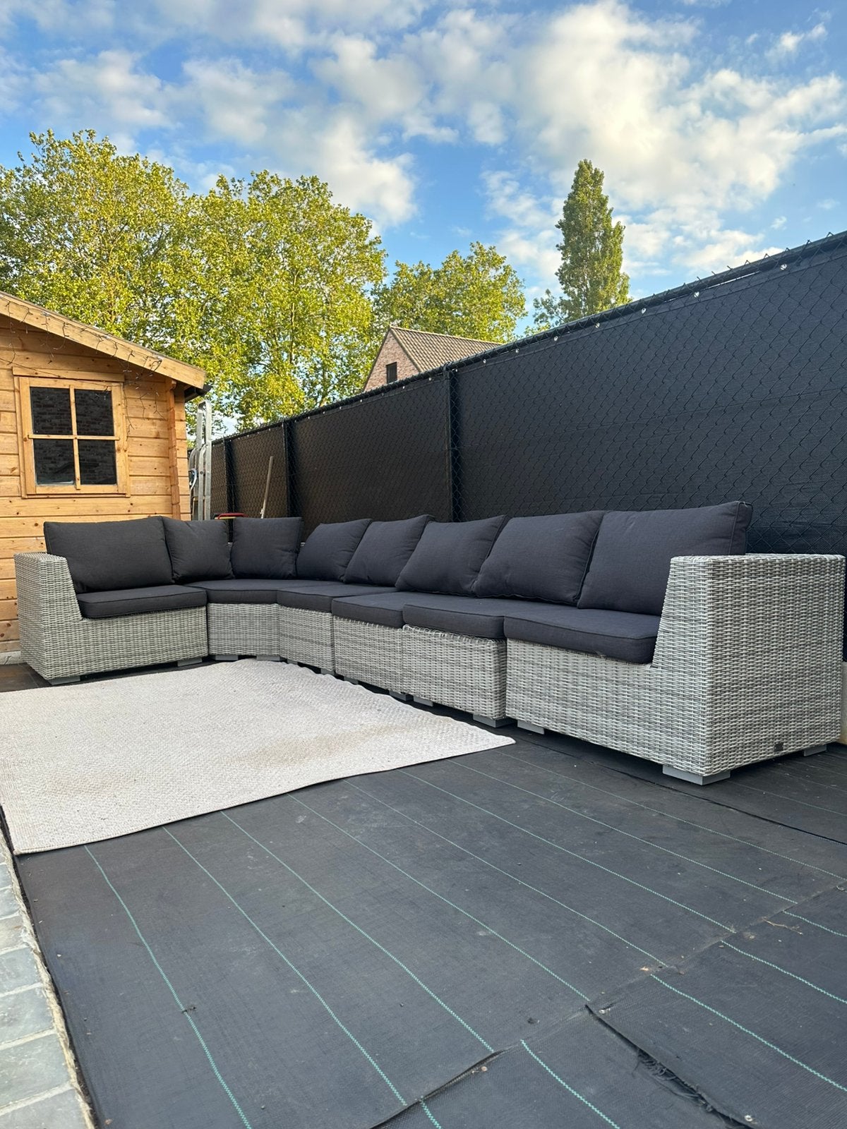 BOIS LE DUC Modulaire Hoeklounge - U-vorm | 2020, Tuin en Terras, Ophalen, Gebruikt