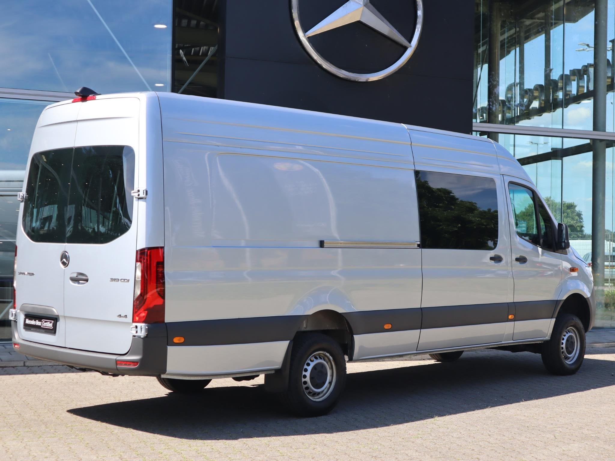 Mercedes-Benz Sprinter 319 L4 XXL 4x4 DUBBELE CABINE, Auto's, Automaat, 4 deurs, Euro 6, 4 cilinders
