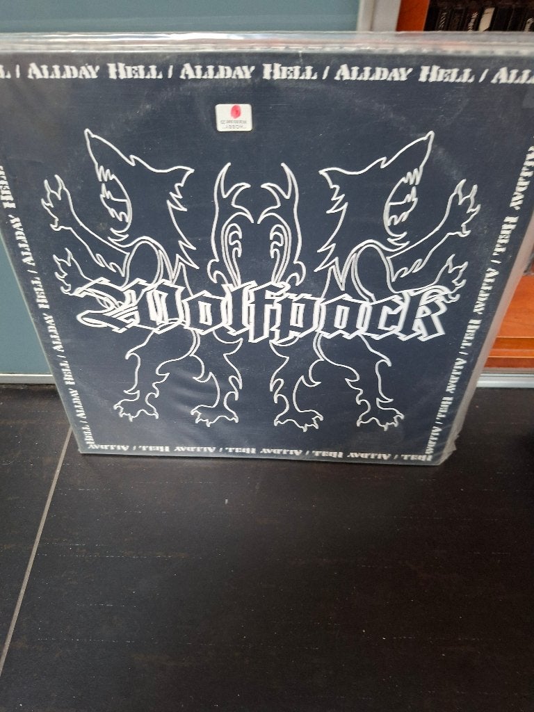 lp - wolfpack - allday hell - bak 2, LP, Overige genres, Ophalen of Verzenden, Zo goed als nieuw