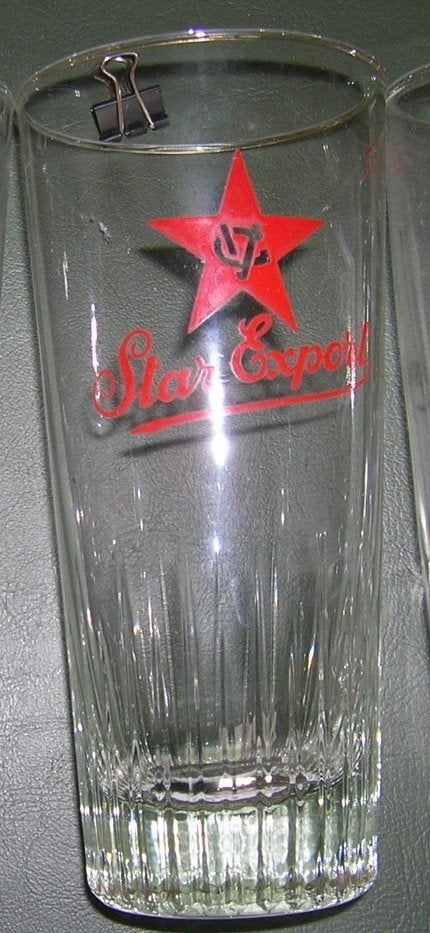 GV  Star export  33cl, Collections, Enlèvement ou Envoi, Comme neuf, Verre ou Verres