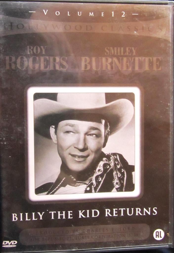 DVD WESTERN- BILLY THE KID RETURNS - (ZELDZAAM)- ROY RODGERS, CD & DVD, DVD | Action, Tous les âges, Enlèvement ou Envoi, Comme neuf