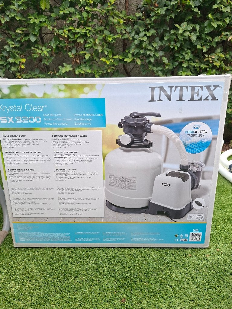 Intex SX3200 zandfilterpomp, 10 m³/u, quasi nieuw, Enlèvement, Comme neuf, Pompe