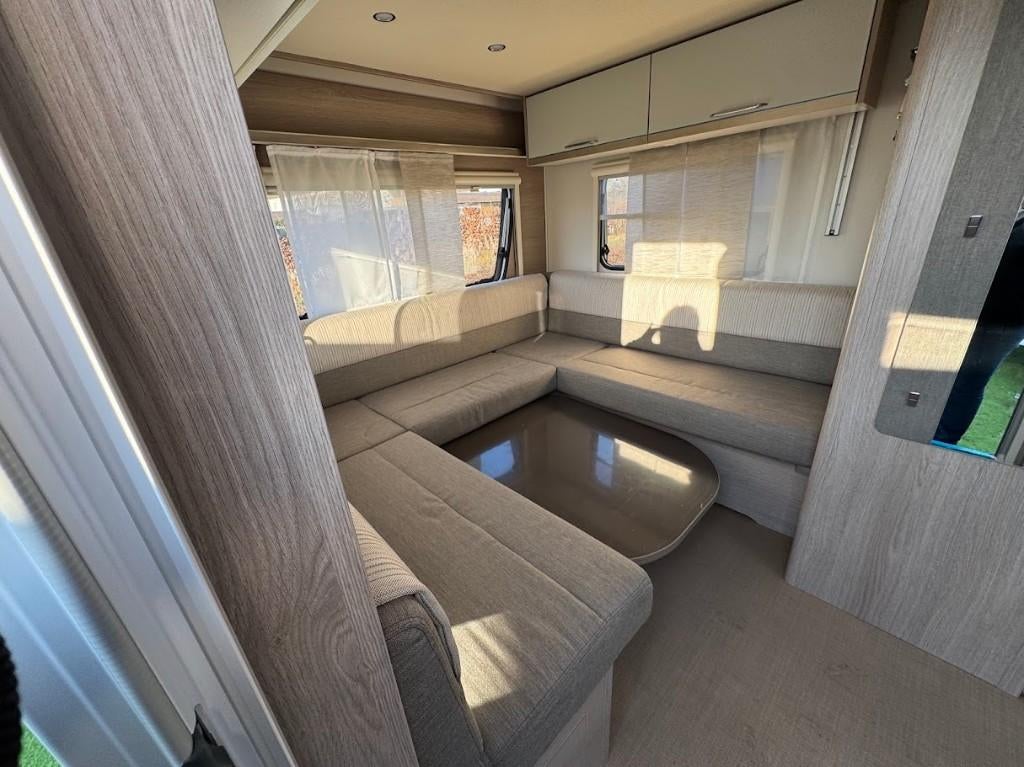 Bürstner Premio Plus 510 TK mover,luifel, Caravans en Kamperen, Caravans, Rondzit, 7 tot 8 meter, Bedrijf, Bürstner