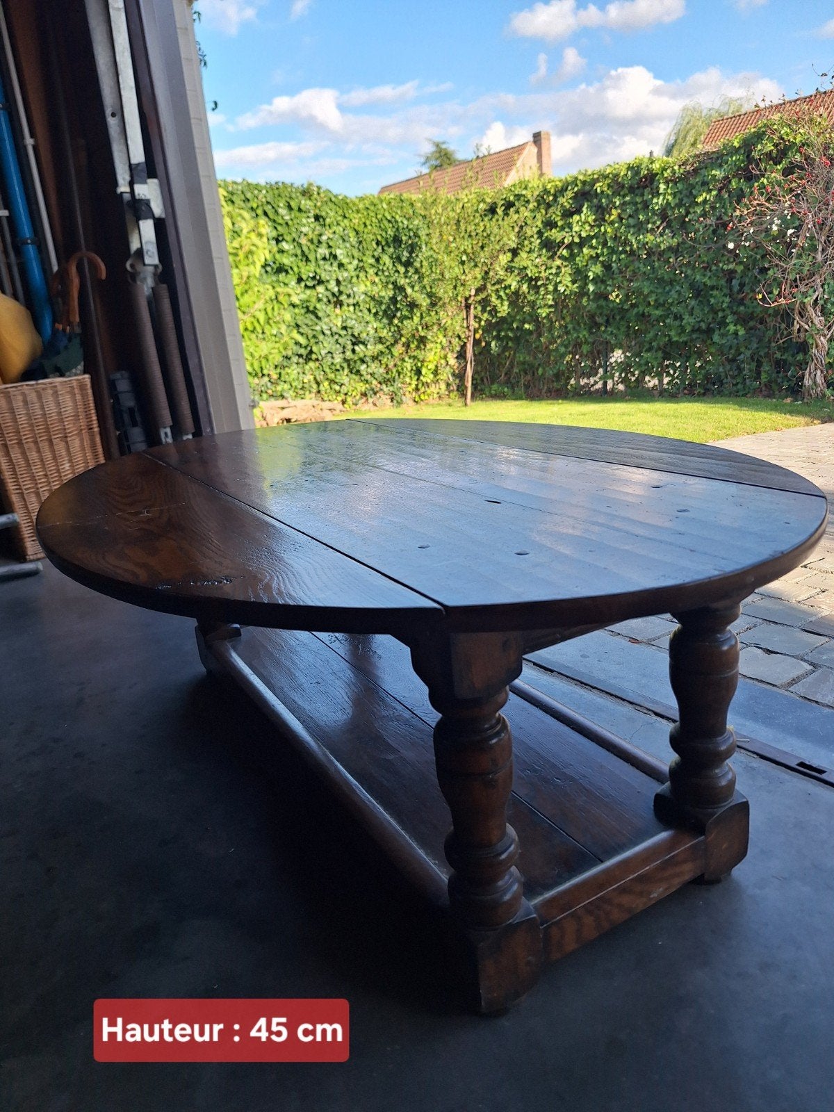 Table de salon, Maison & Meubles, 100 à 150 cm, Enlèvement, Utilisé, 50 à 100 cm