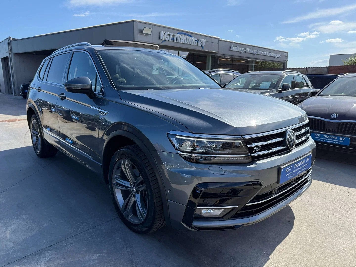 Volkswagen Tiguan Allspace 2.0 TDI 7 ZIT AUTOMAAT R-LINE NAV, Cuir, Argent ou Gris, Achat, Entreprise