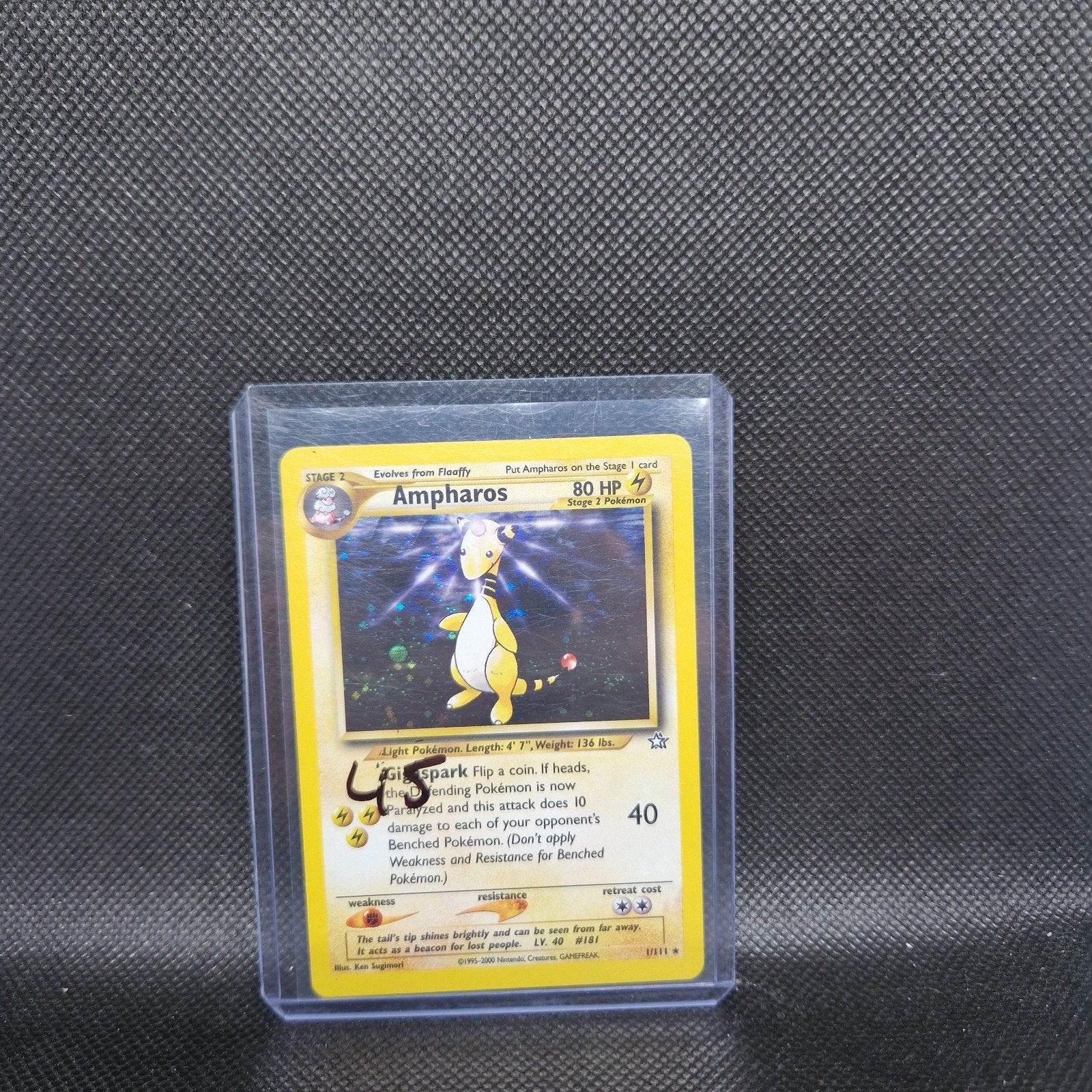 Ampharos Neo Genesis, Enlèvement ou Envoi