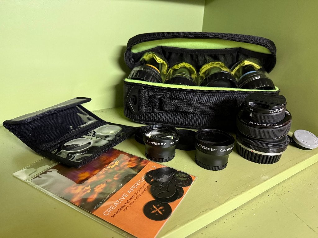Kit Lensbaby (Optic Swap system, Edge 80 Optic,...), 80 mm, Comme neuf, Autres types, Housse/sac de protection