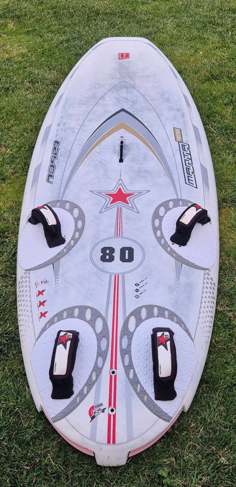 tabou Manta 125l carbon slalom, Watersport en Boten, Ophalen, Gebruikt, Tabou