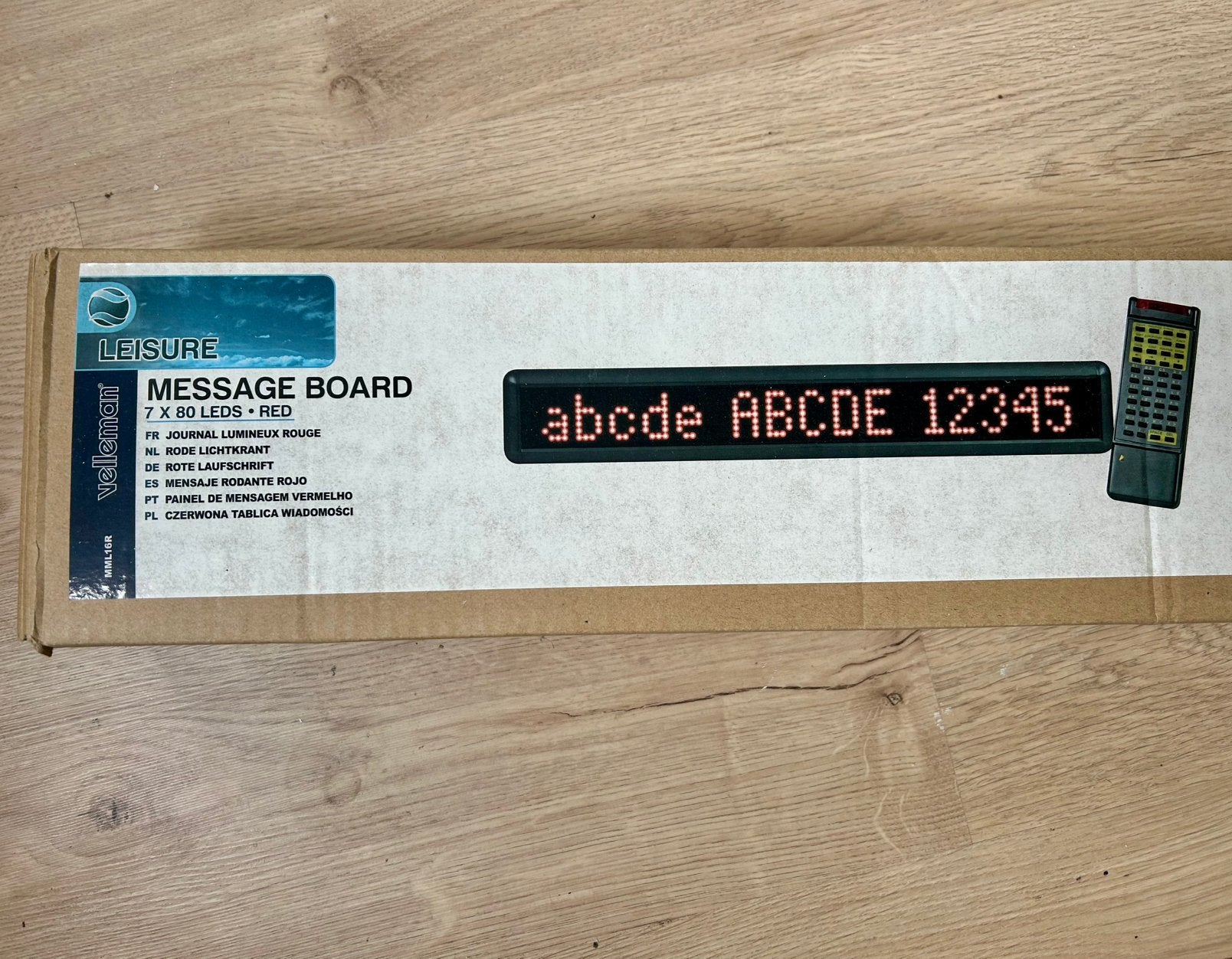 LED - Elektronisch boodschappen bord - LED Message board, Informatique & Logiciels, Ordinateurs & Logiciels Autre, Enlèvement