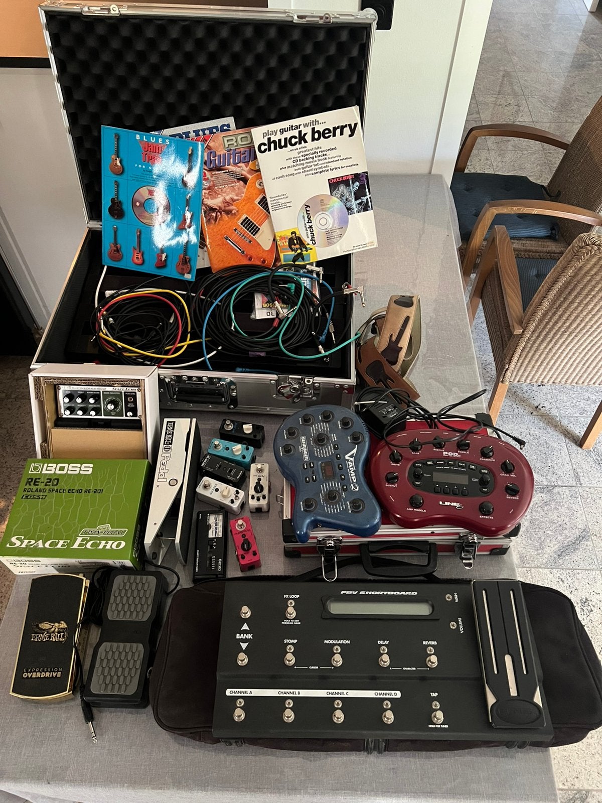 Gitaar electrische pedal pedaal effecten case, Muziek en Instrumenten, Ophalen, Zo goed als nieuw