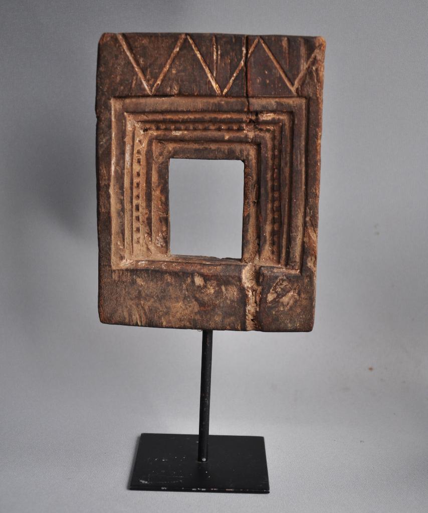 Huisaltaar op metalen standaard, Rajastan, India, ca 1960, Antiek en Kunst, Ophalen of Verzenden