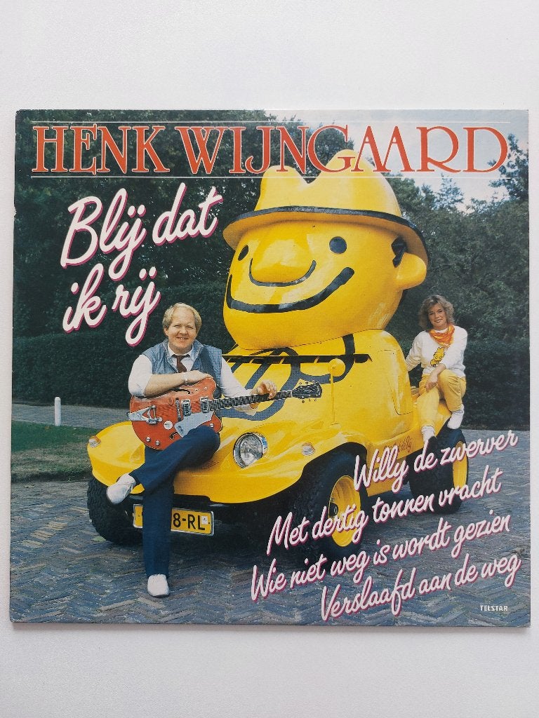 Henk Wijngaard - Blij Dat Ik Rij (1983), CD & DVD, Vinyles | Néerlandophone, Avec pochette intérieure, Pressage original, Enlèvement ou Envoi
