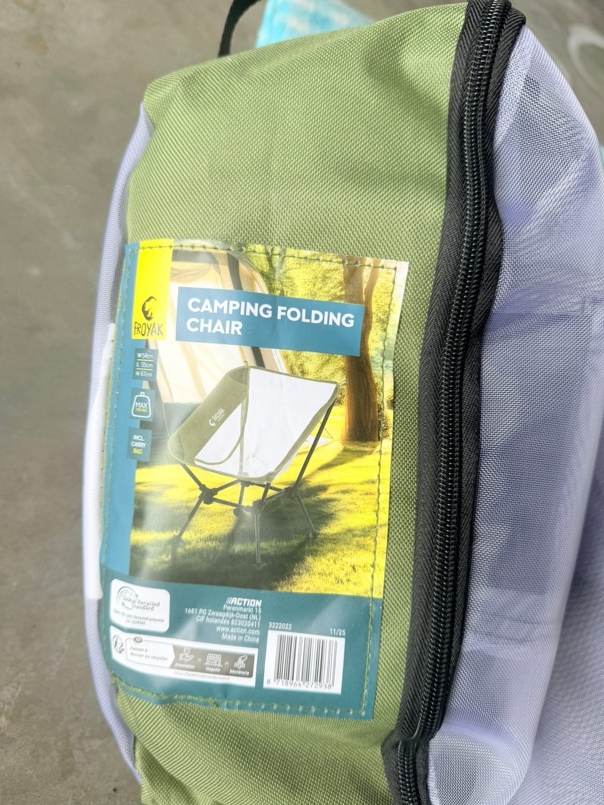 Opvouwbare campingstoel (x6), Caravanes & Camping, Enlèvement, Comme neuf
