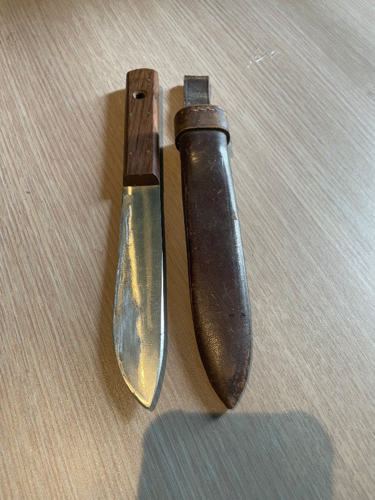 Vintage C. Jul. Herbertz Solingen Matrozenmes / Bordmesser, Ophalen of Verzenden, Marine, Mes of Dolk