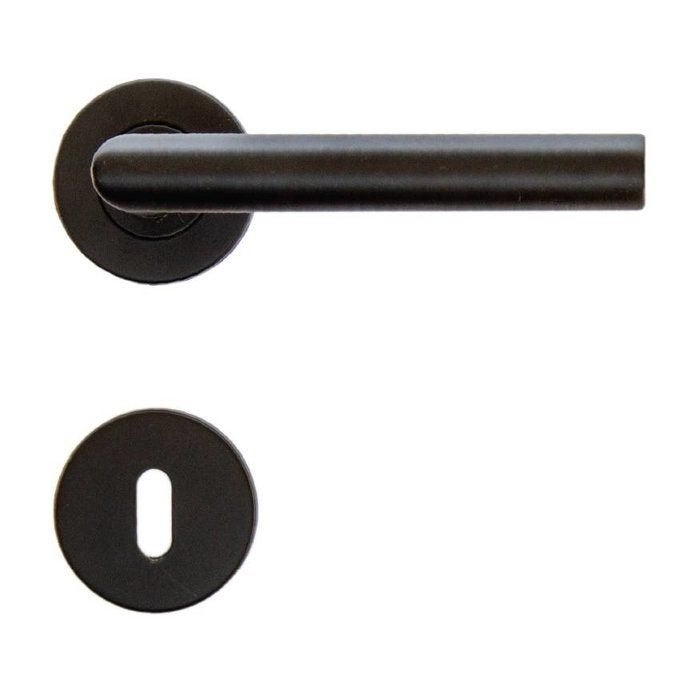 Deurkrukken rechte hoek Zwart/Wit/Inox, Doe-het-zelf en Bouw, Ophalen of Verzenden, Nieuw, Inox, Klink of Kruk