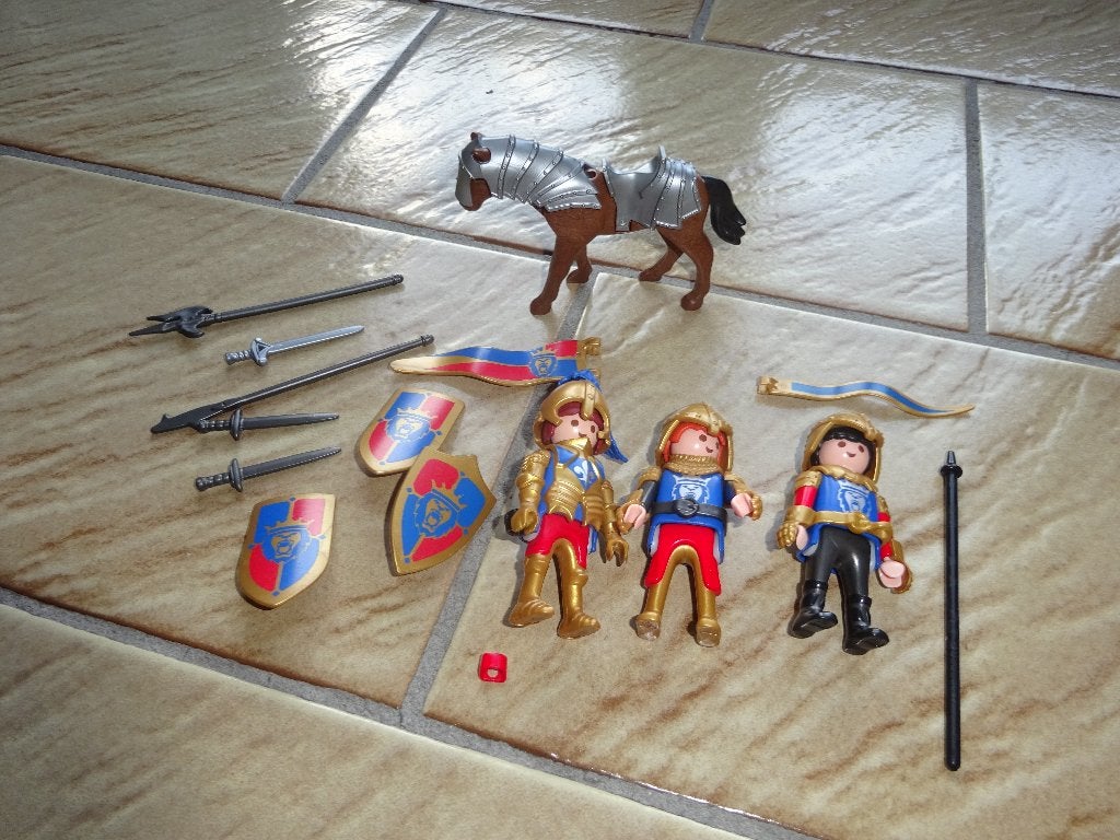 Playmobil riddersset, Complete set, Ophalen of Verzenden, Zo goed als nieuw, Knights