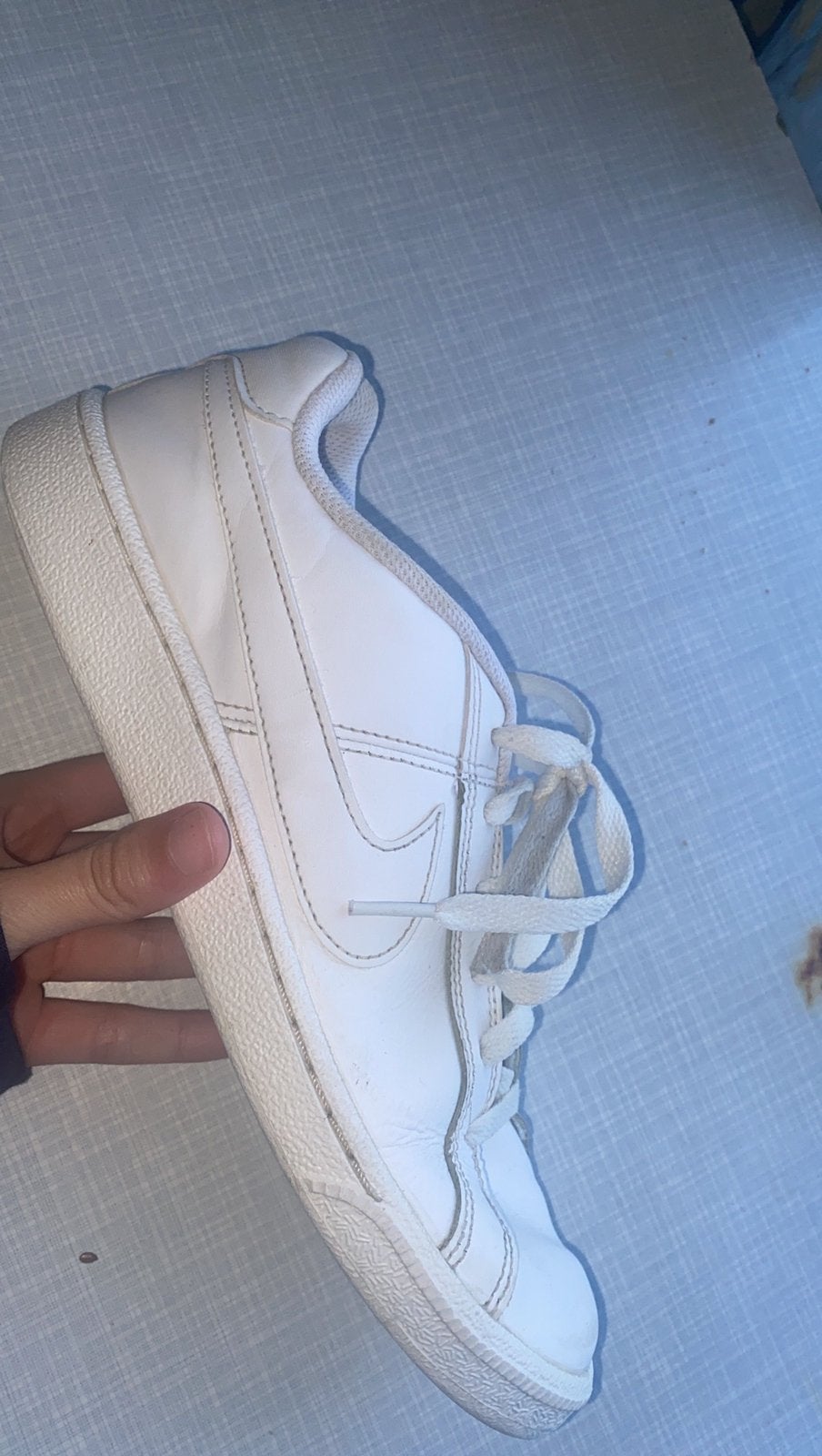 Witte nike schoenen, Kleding | Heren, Ophalen of Verzenden, Zo goed als nieuw, Wit, Sneakers