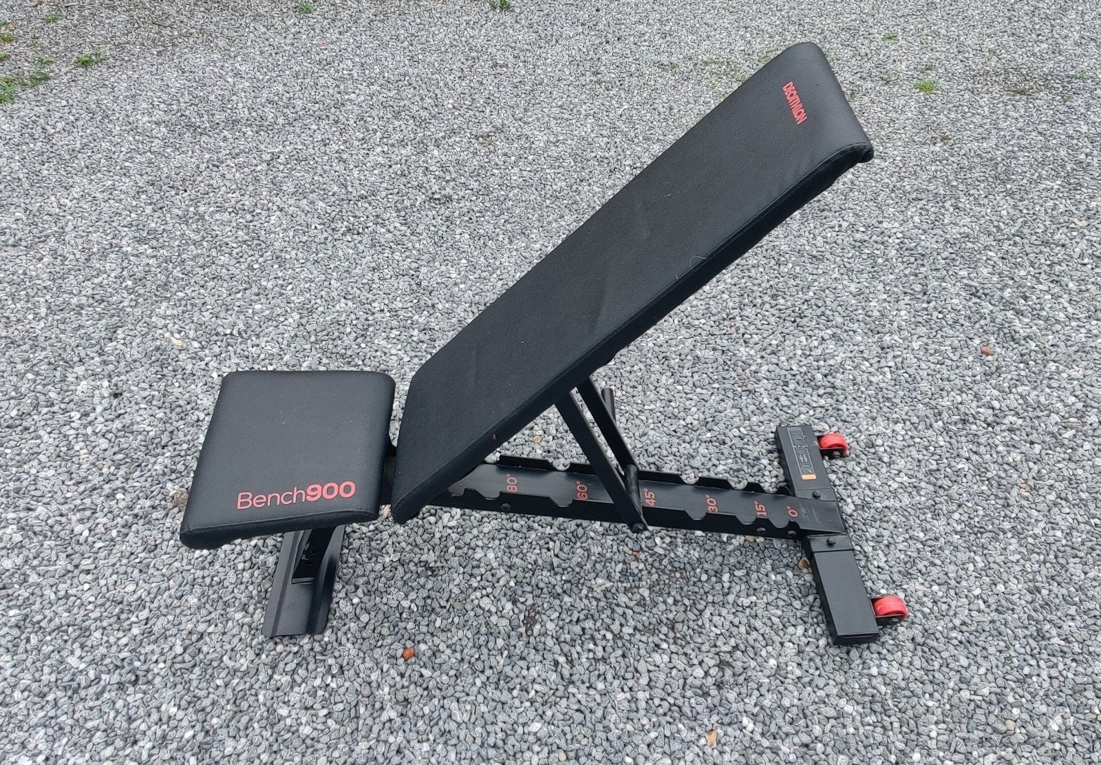 Verstelbare bench, Ophalen