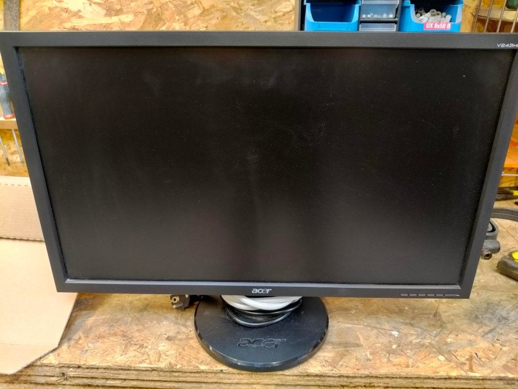 Scherm Acer V243HL, Computers en Software, HDMI, Draaibaar, Zo goed als nieuw, Overige typen