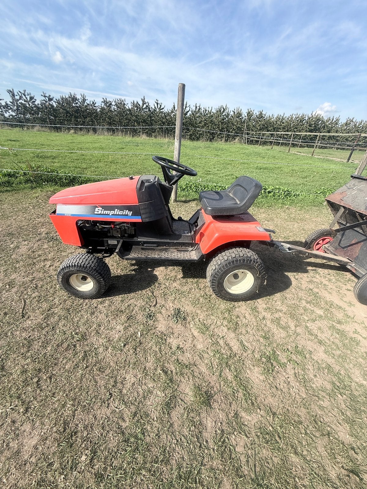 Mini tractor, Ophalen, Gebruikt