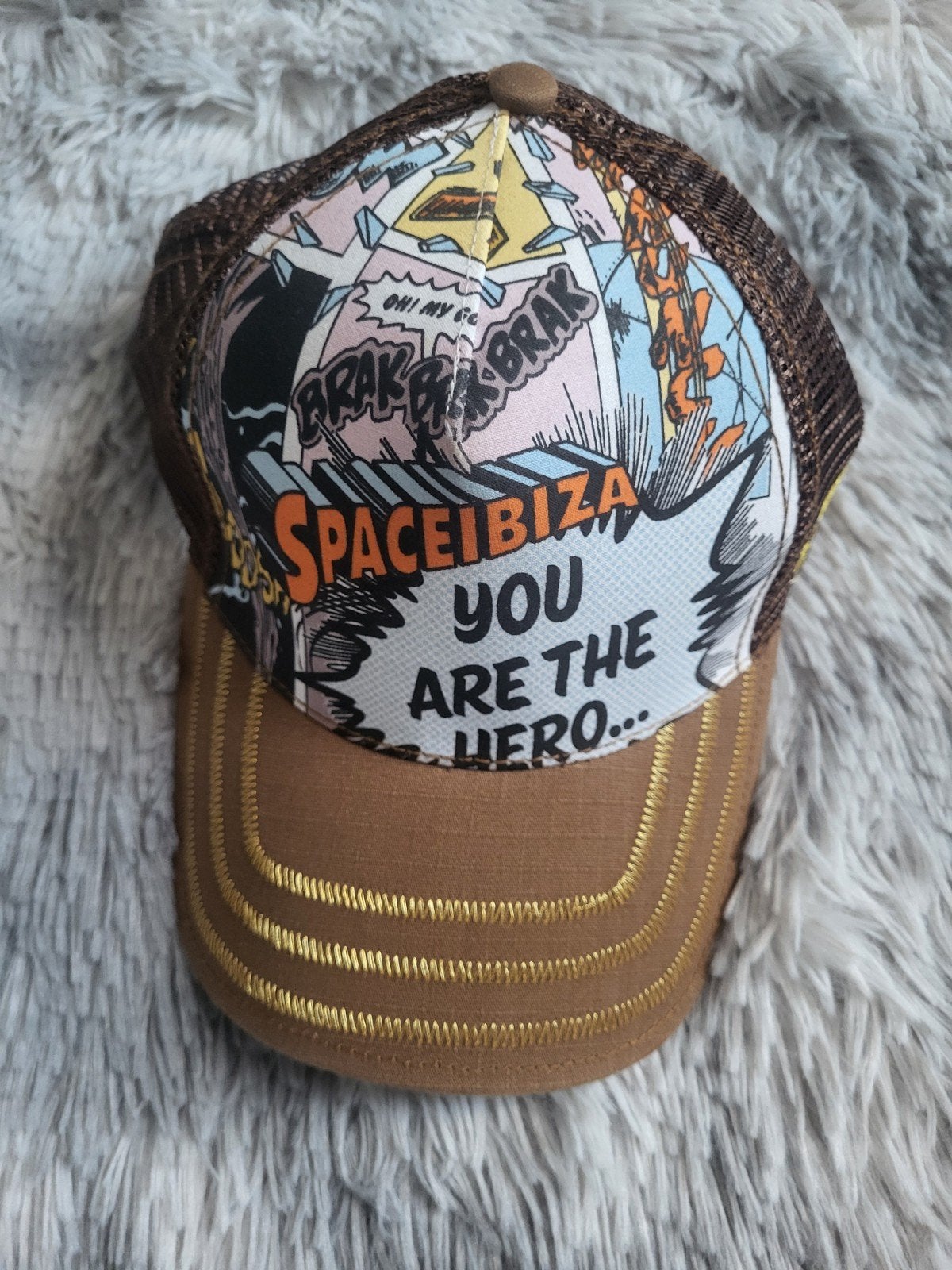 Space Ibiza 2011 Edition Hero Trucker Cap Archive Cap, Verzenden, One size fits all, Space Ibiza, Pet