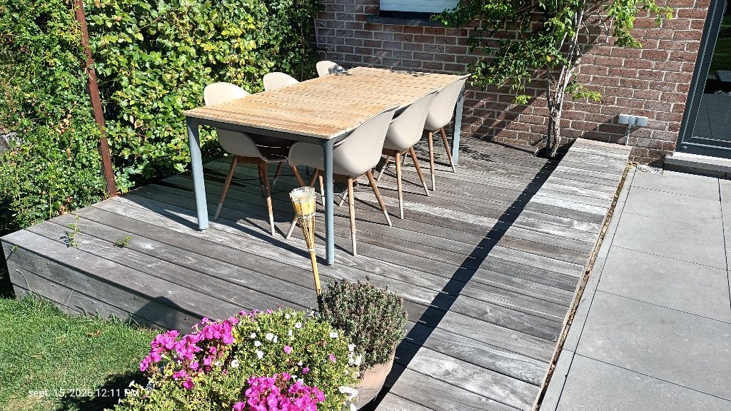 Ensemble de jardin, Jardin & Terrasse, Table à dinner, Enlèvement, Utilisé, Autres matériaux