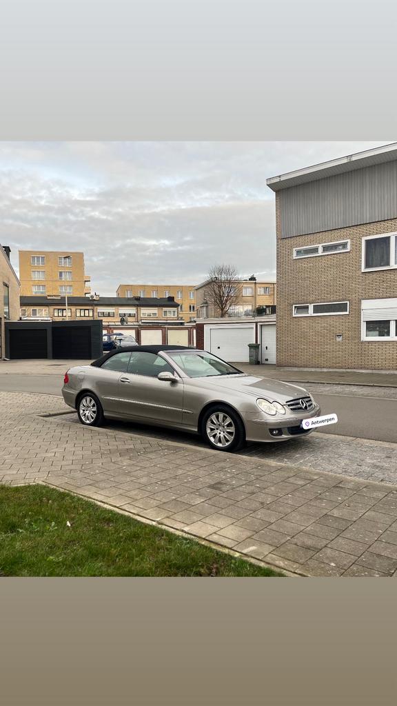 Mercedes cabrio Clk 200 Compresor, Auto's, Mercedes-Benz, Automaat, Parkeersensor, Cabriolet, Leder