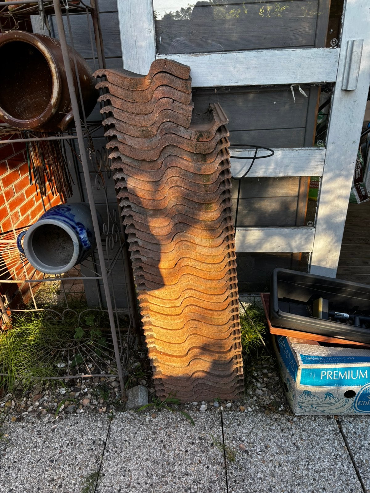 Gratis op te halen Dakpannen, Doe-het-zelf en Bouw, Ophalen, Zo goed als nieuw, Dakpannen