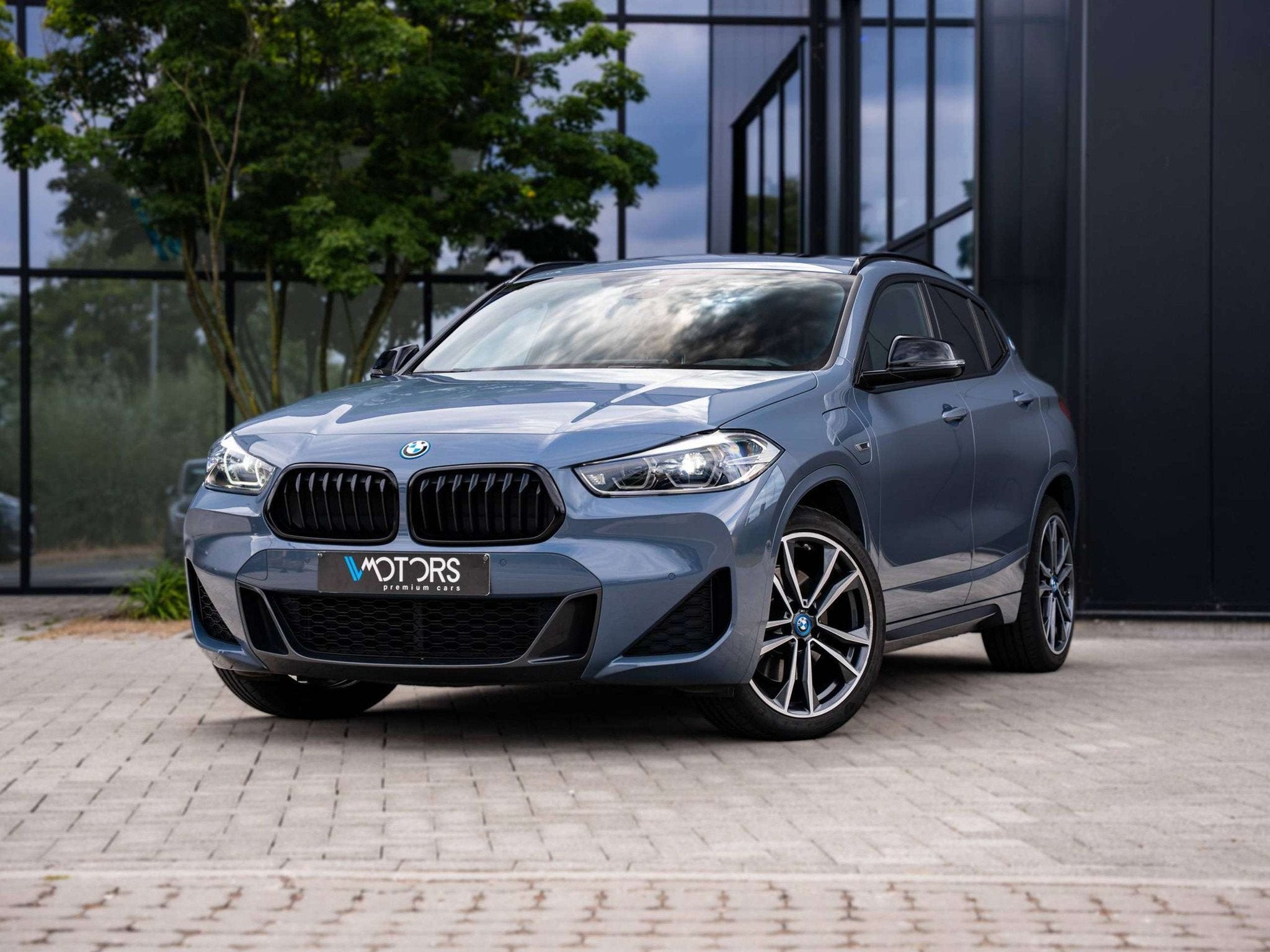 BMW X2 xDrive25e - M Sport - Storm Bay - Pano - HUD - ACC -, Autos, Cuir, Argent ou Gris, Euro 6, Entreprise