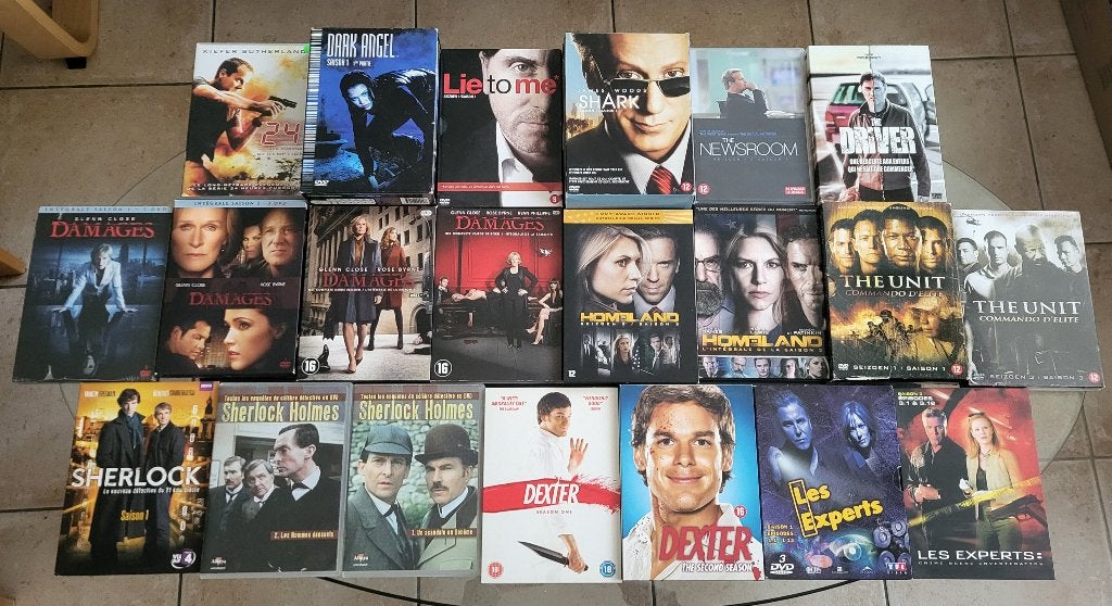 Grand lot de coffrets DVD de séries télé, Enlèvement, Anglais, Saison 1, Anglais