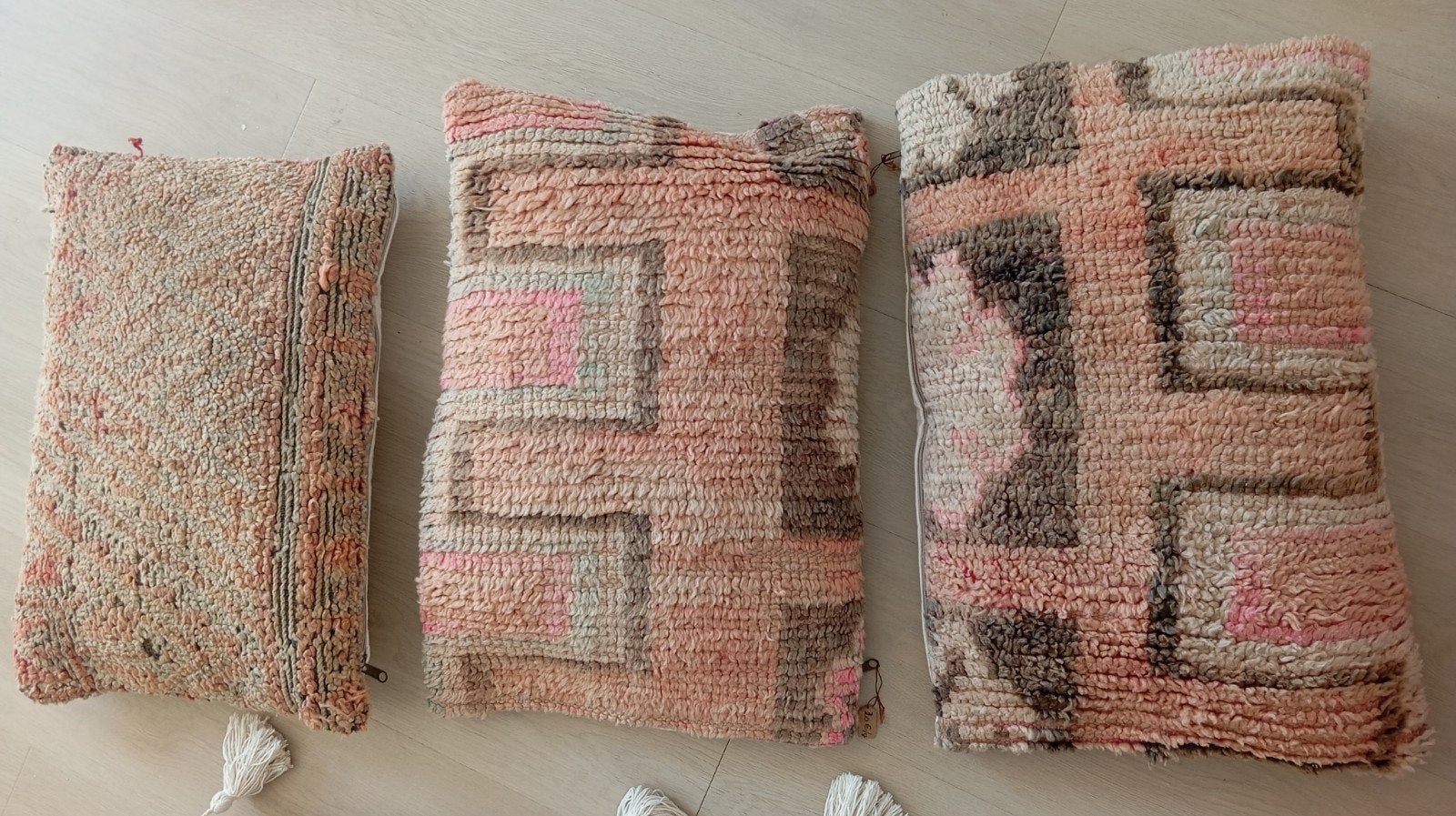 set van 3 berber kussens, Huis en Inrichting, Ophalen of Verzenden
