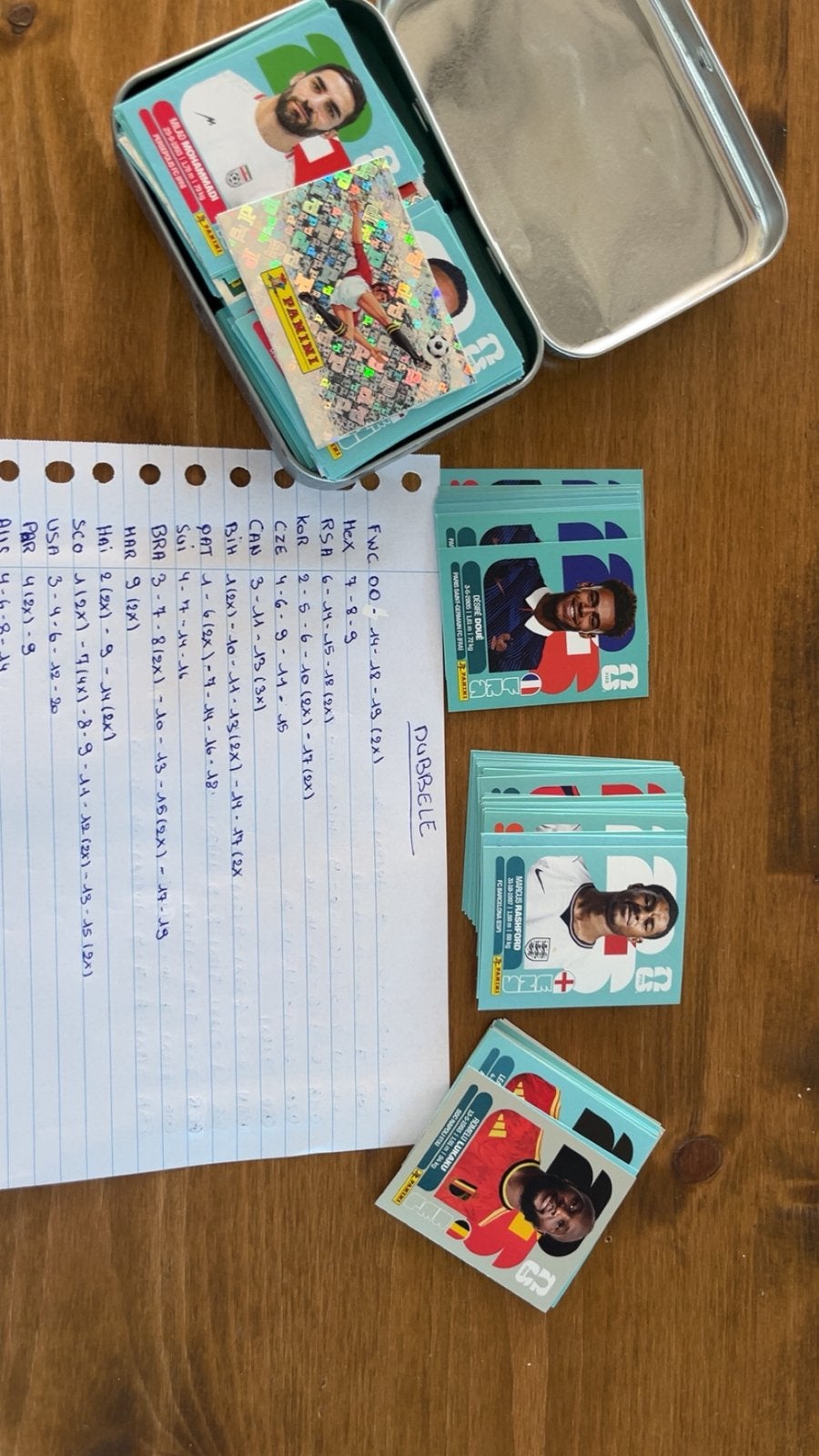 Panini stickers WK 2026, Ophalen of Verzenden, Zo goed als nieuw