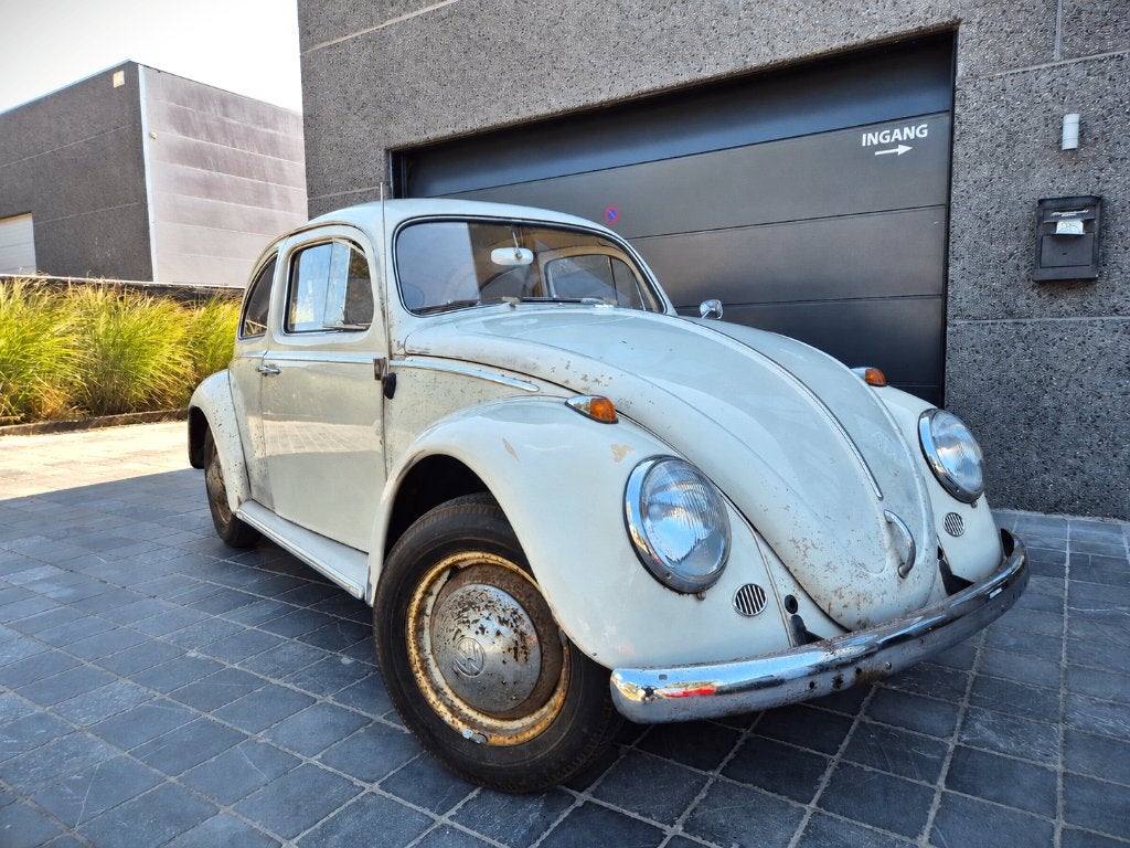 Volkswagen Kever 1200cc / 1ste eigenaar, Auto's, Oldtimers, Achterwielaandrijving, Volkswagen, Wit, Leder