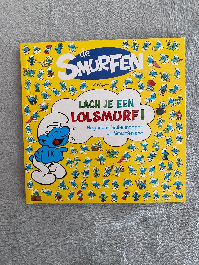 Moppenboek De Smurfen: Lach Je Een Lolsmurf!, Boeken, Humor, Ophalen of Verzenden, Zo goed als nieuw, Moppen