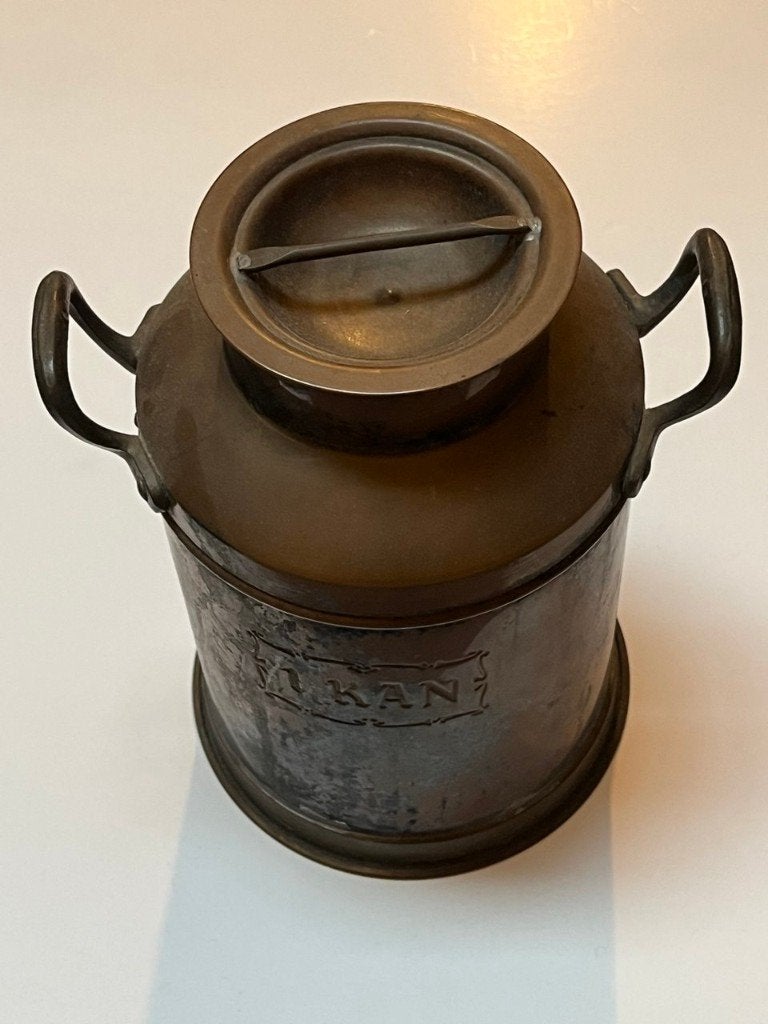 Pot à lait en cuivre antique, Antiquités & Art, Enlèvement, Cuivre
