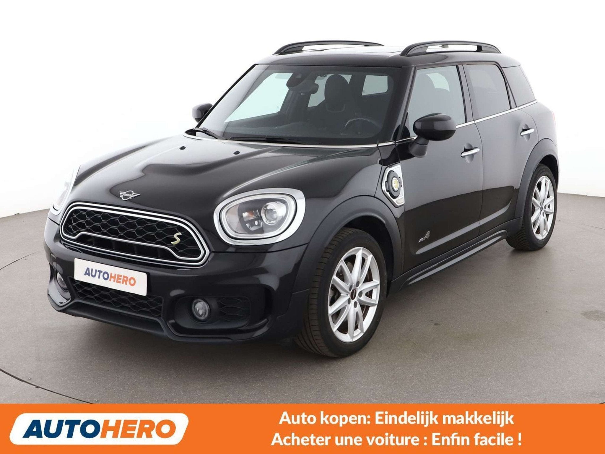 MINI Cooper SE Countryman Cooper S E Hybrid ALL4 (bj 2019), Auto's, Mini, Automaat, Stof, Countryman, Zwart