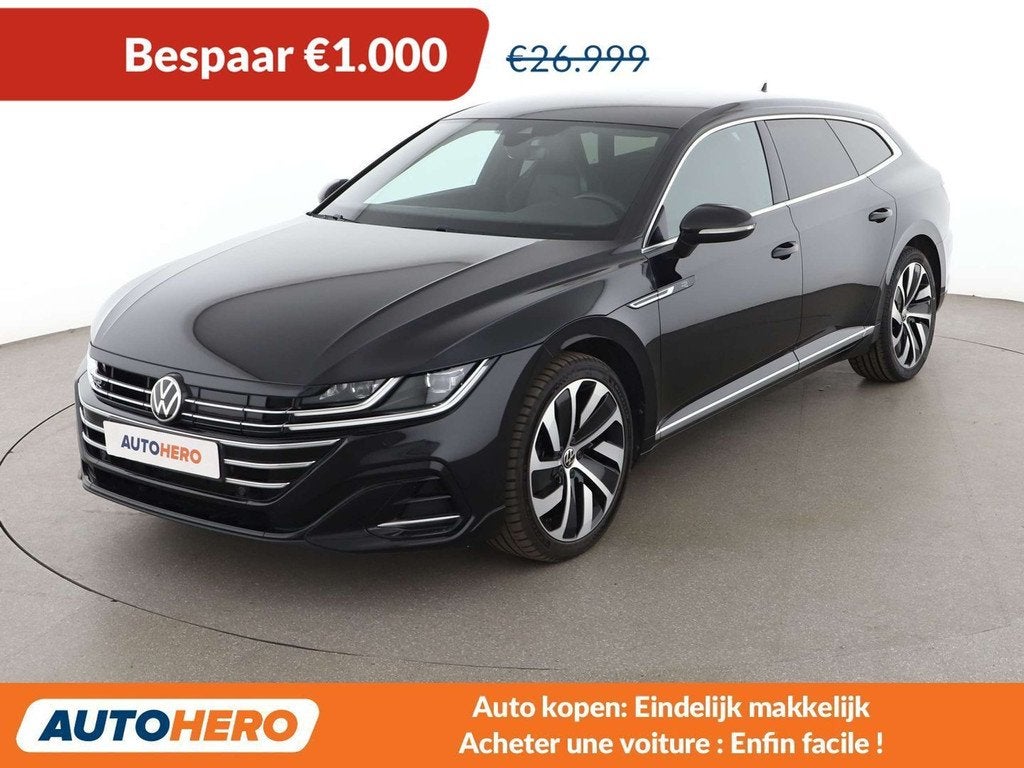 Volkswagen Arteon 1.4 eHybrid R-Line (automatique), Autos, Volkswagen, 218 ch, Euro 6, Noir, 5 portes