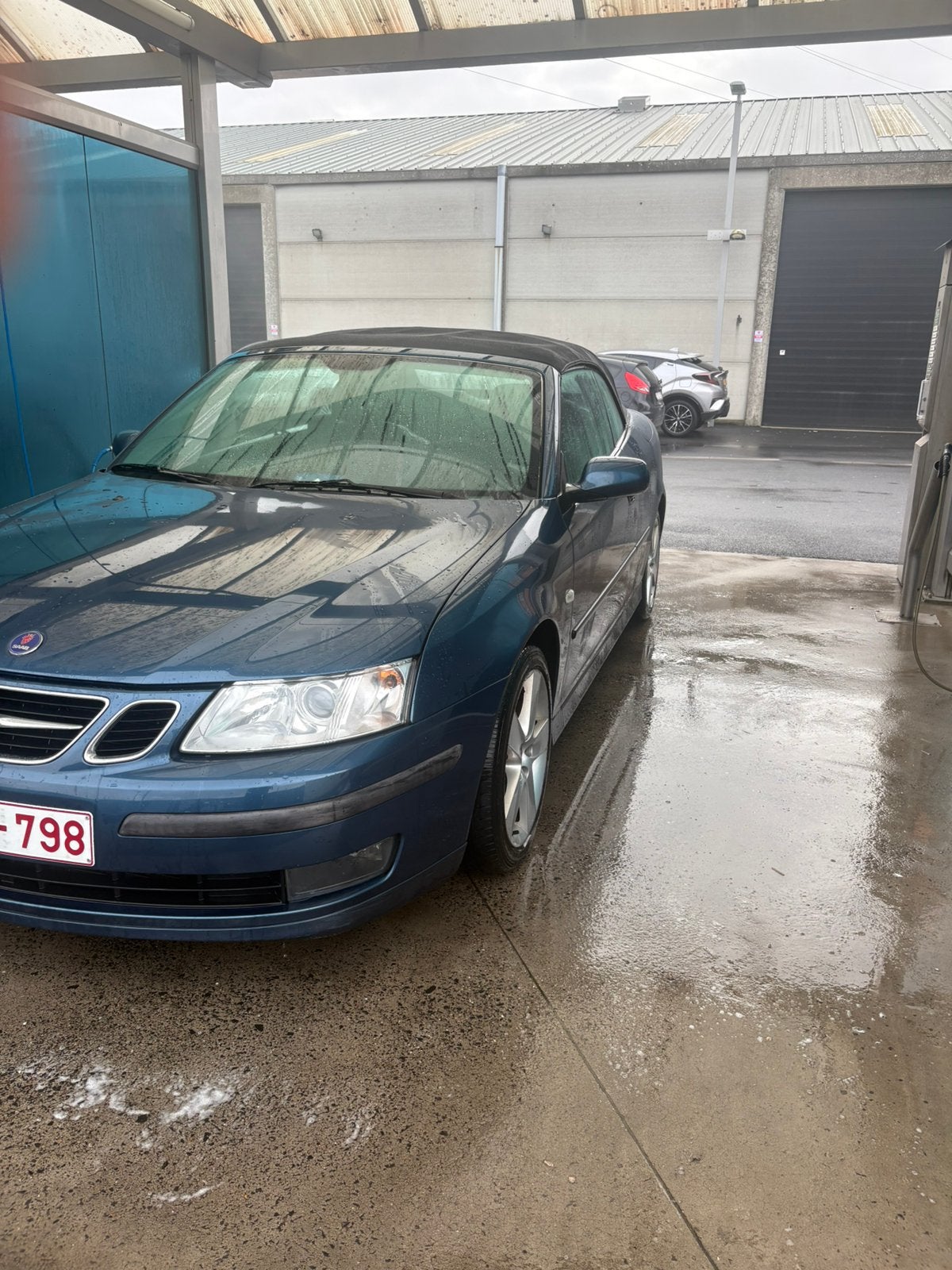 Saab 9.3 Turbo Cabrio HIRSCH Performance  FUSION BLEU, Auto's, 4 zetels, 4 cilinders, Cabriolet, Leder
