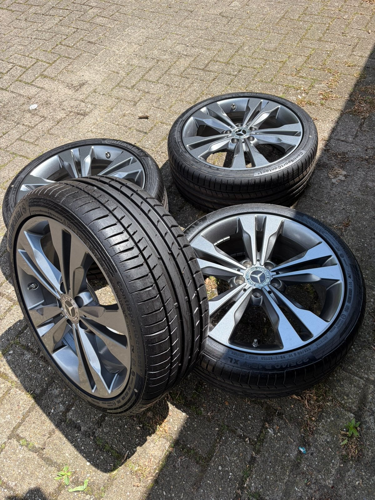 Jantes 18 pouces Mercedes Original pour classe A Classe Cla, Enlèvement, 18 pouces, Pneus été, Pneus et Jantes