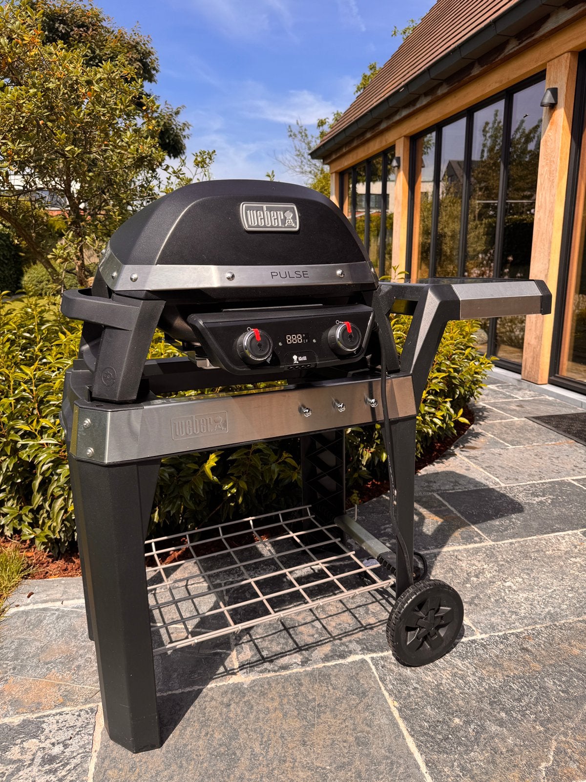 Weber, elektrische bbq, Ophalen, Gebruikt