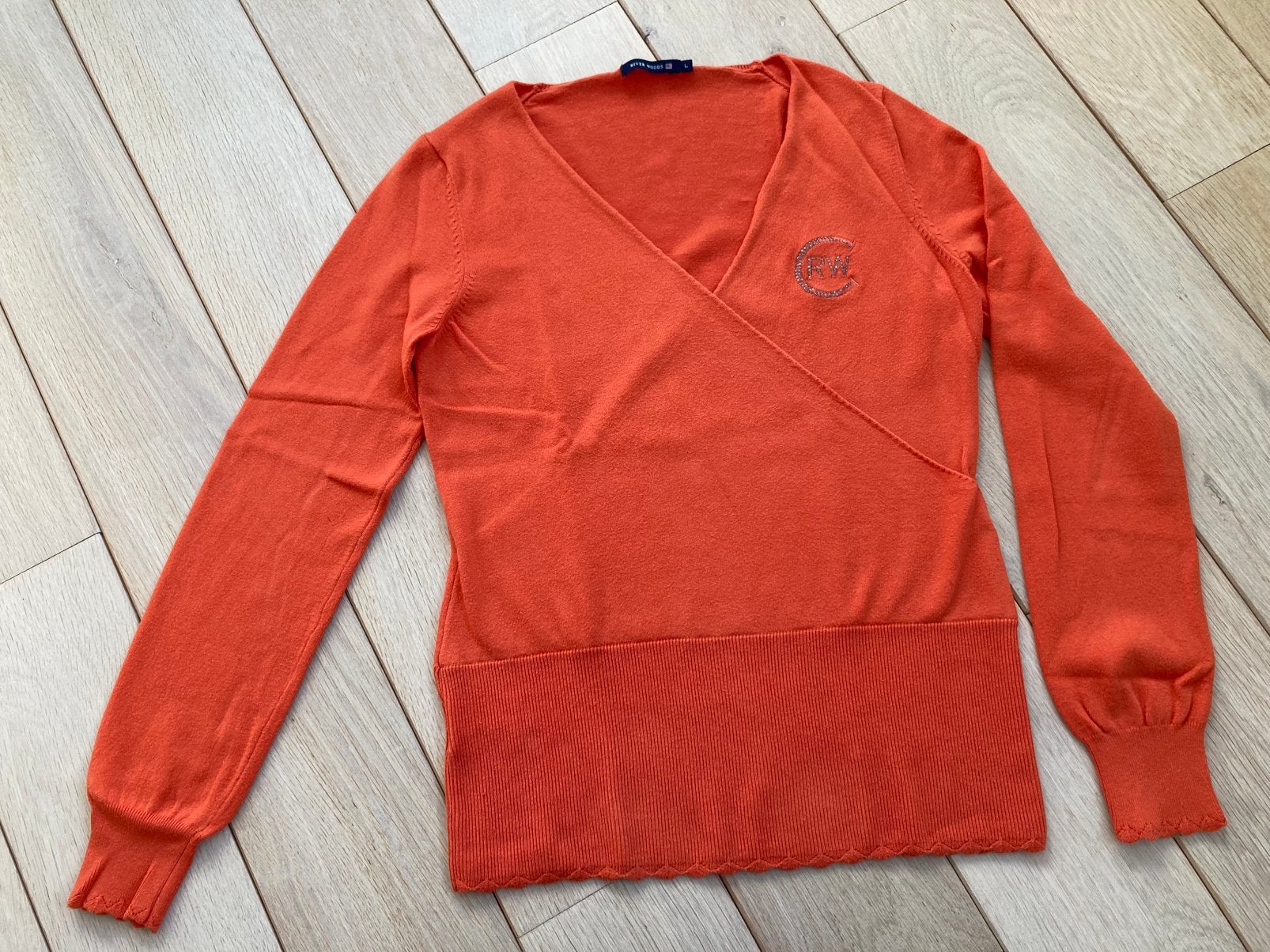 Oranje trui River Woods. Maat L., Ophalen of Verzenden, Zo goed als nieuw, Maat 42/44 (L), Oranje