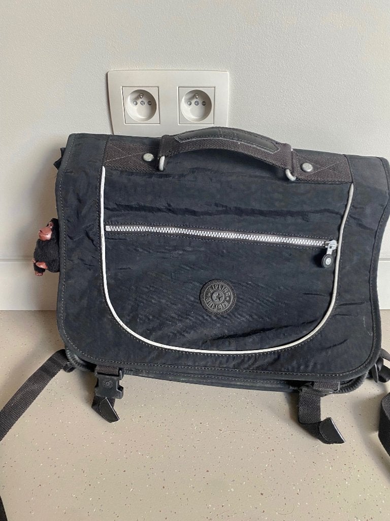 Kipling boekentas zwart, Ophalen, Gebruikt, Zwart, Rugtas