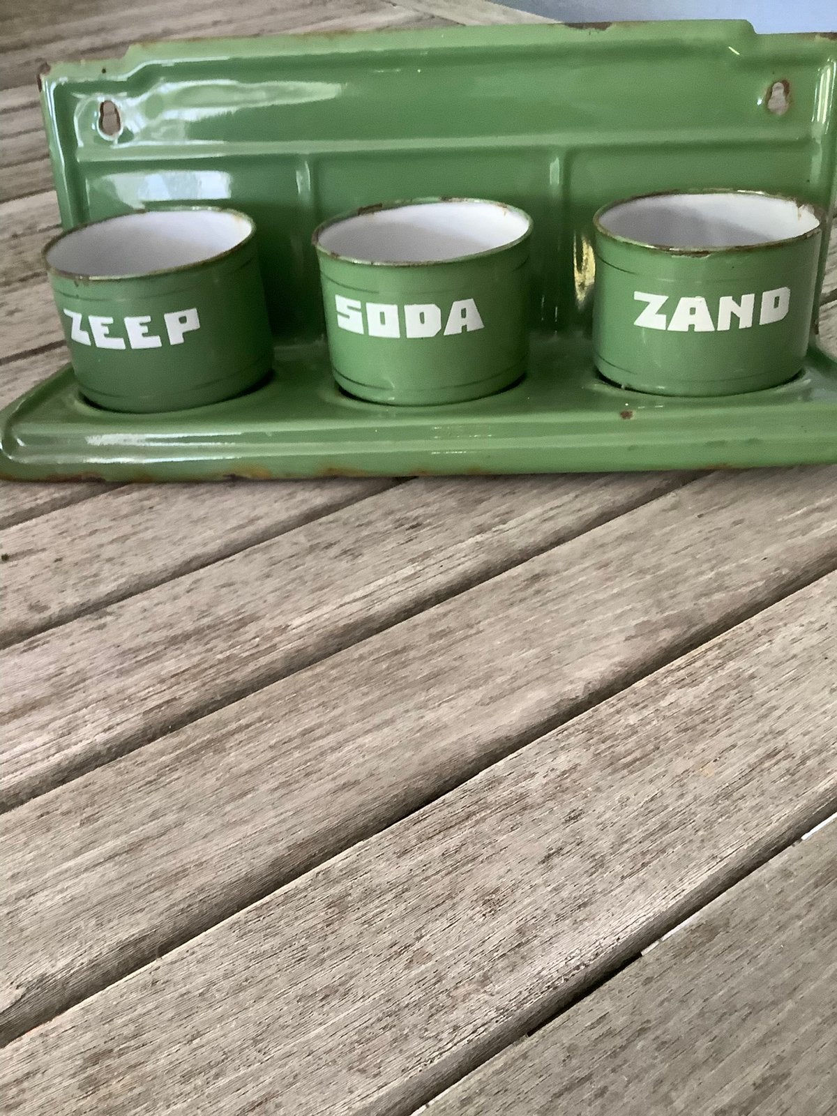 Rekje zand-zeep-soda, Ophalen of Verzenden