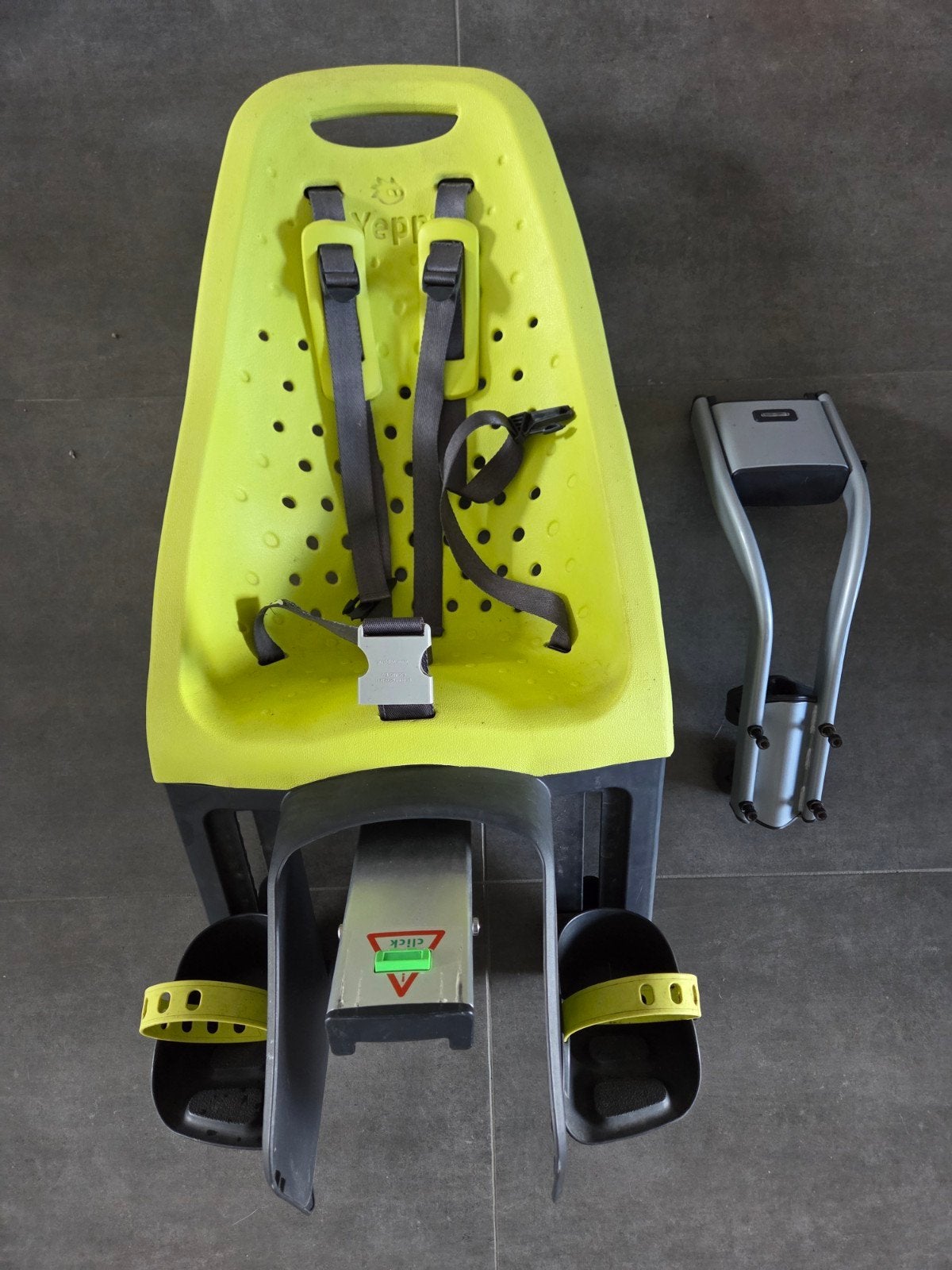 Yepp Maxi Lime + Seatpost, Fietsen en Brommers, Ophalen, Achterzitje, Yepp (Thule), 0 t/m 18 kg