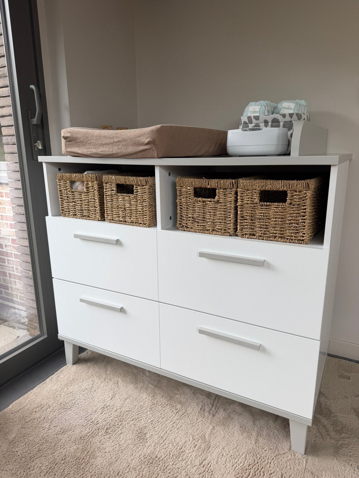 Grote, praktische luiertafel, Kinderen en Baby's, Ophalen, 70 cm of meer, 100 cm of meer, Zo goed als nieuw