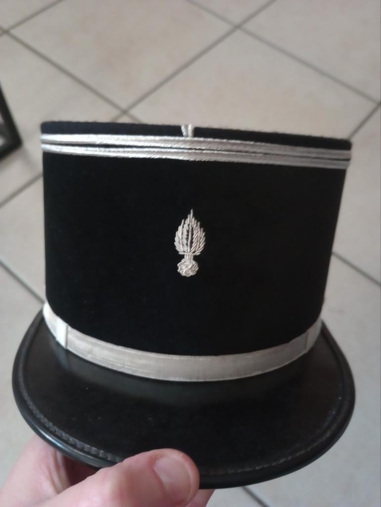 Képi de lieutenant pompier français, Collections, Enlèvement ou Envoi