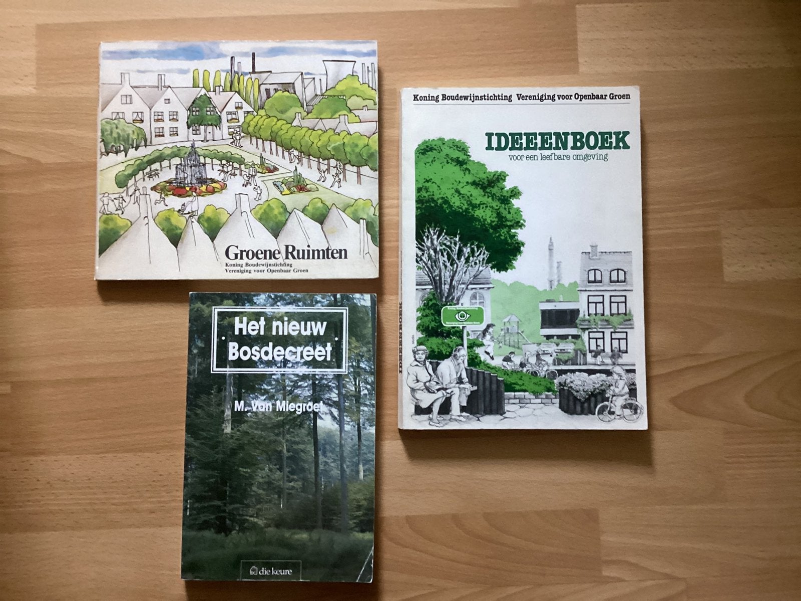 Boeken Groene ruimten Koning Boudewijnstichting, Ophalen of Verzenden